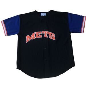 Vintage Starter New York Mets Black Jersey size large